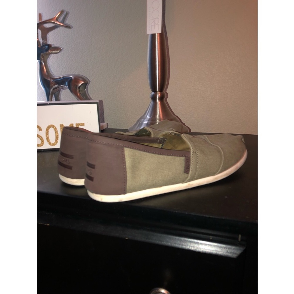 Olive Green/ and Brown TOMS